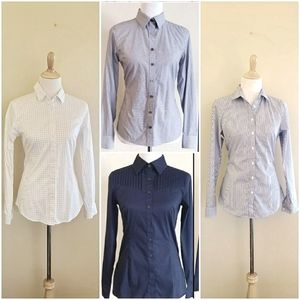 4x Banana Republic + Laundry Button Down Shirts